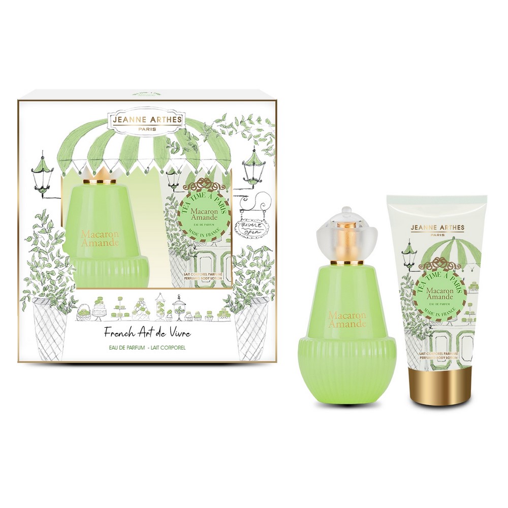 JEANNE ARTHES - FRENCH WAY OF LIFE MACARON AMANDE EDP 100ML + Lait Corps 150ML