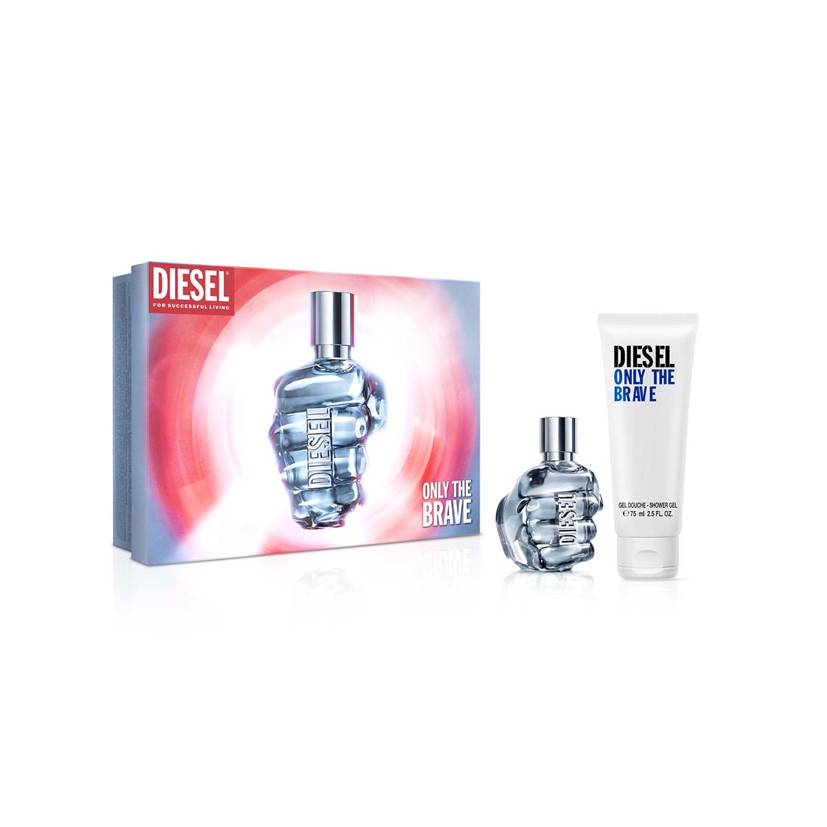 Diesel - Coffret Only the Brave - Eau de Toilette 50ml + Gel douche 75ml