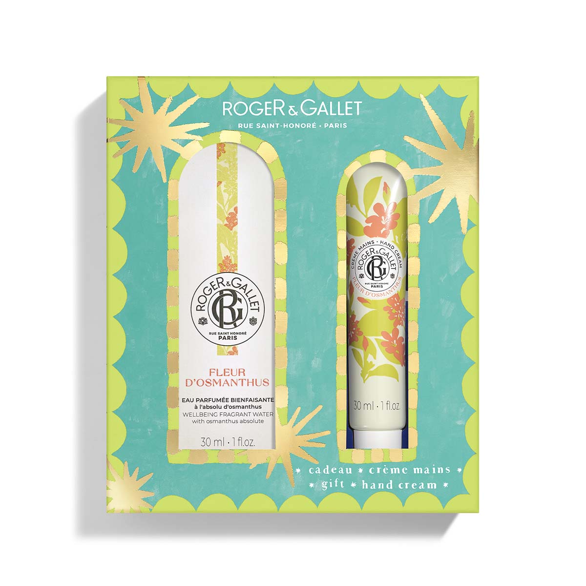 Roger & Gallet - Set Fleur d’Osmanthus - Wellbeing Fragrant Water 30ml + Hand Cream 30ml