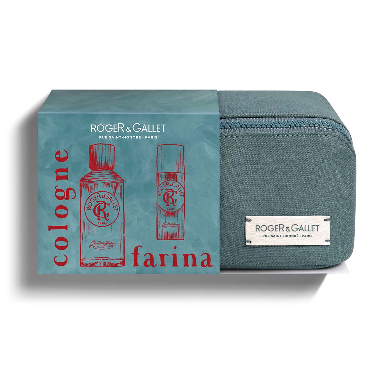 Roger & Gallet - Pouch Set Jean Marie Farina - Eau de Cologne 100ml + Deodorant