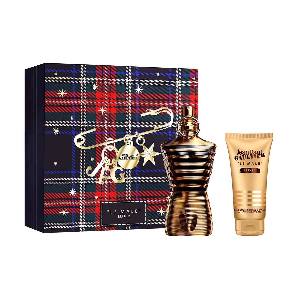 Jean Paul Gaultier - Le Male Elixir - Conjunto de oferta Le Male Elixir Perfume 125ml e Gel de duche 75ml