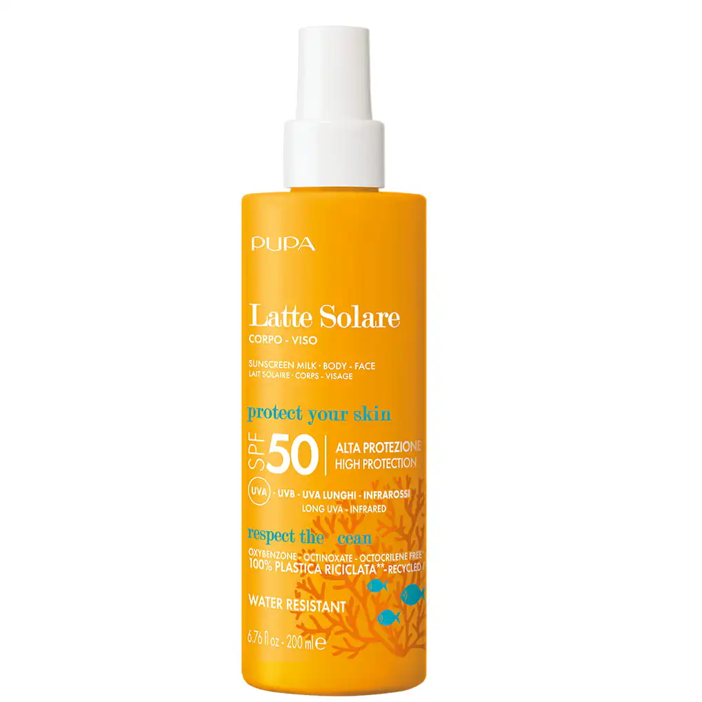 Pupa - Lait Solaire Corps Visage SPF 50 - 200 ml