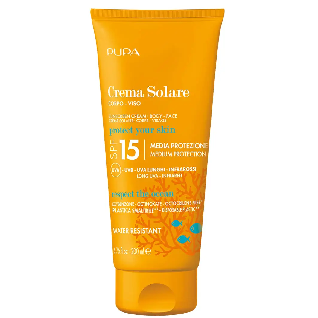 Pupa - Crème Solaire Corps Visage SPF 15 - 200 ml