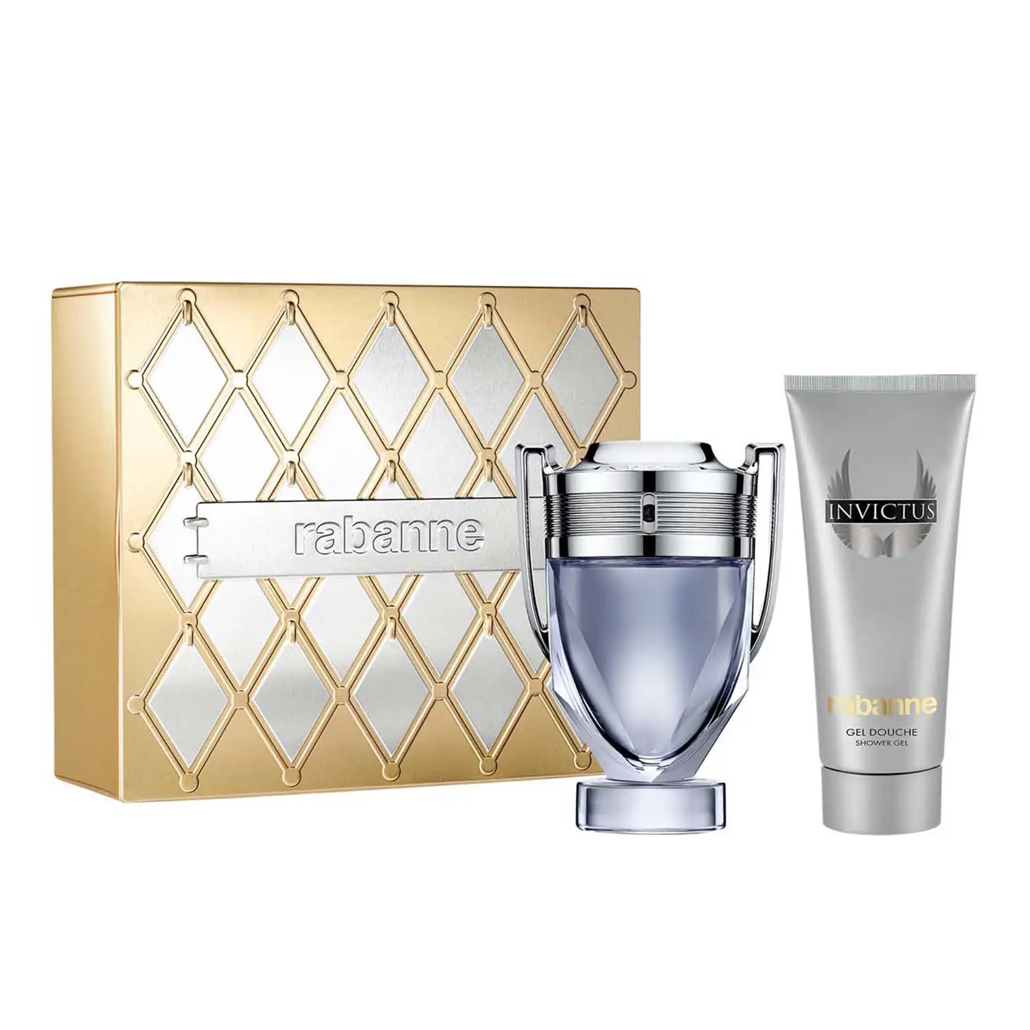 Rabanne - Coffret Invictus - Eau de Toilette 100ml + Gel Douche 100ml