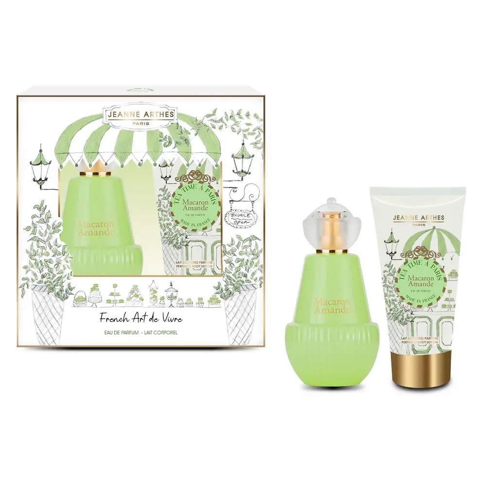 JEANNE ARTHES - FRENCH WAY OF LIFE MACARON AMANDE EDP 100ML + Lait Corps 150ML