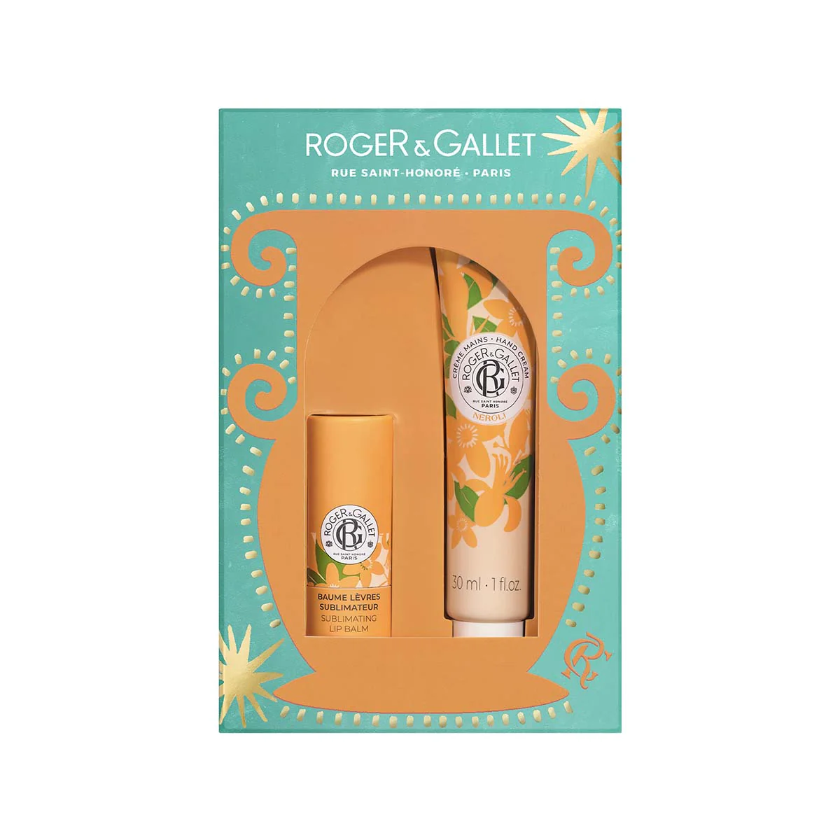 Roger & Gallet - Neroli - Duo Set - Lip Balm + Hand Cream 30ml