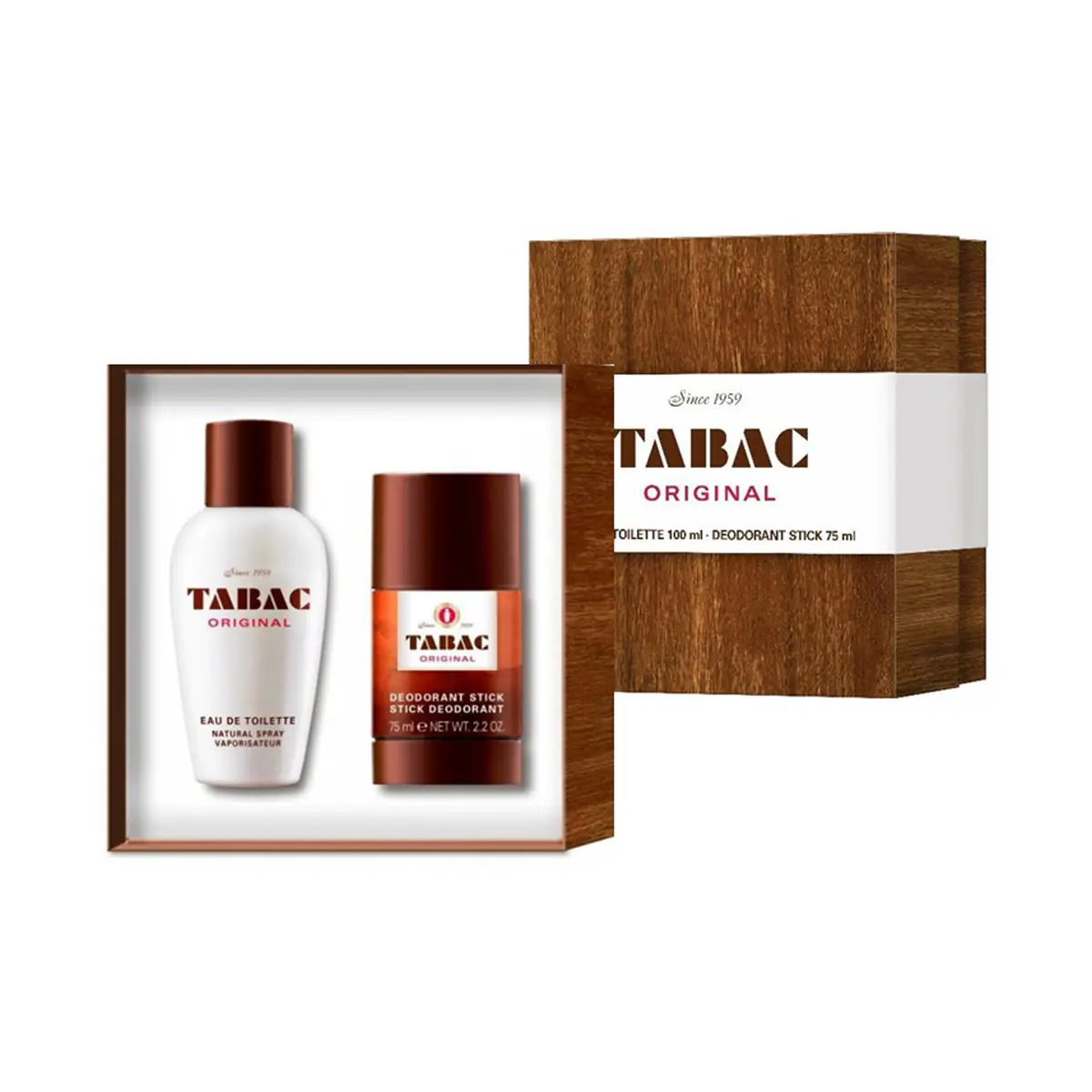Tabac - Coffret Tabac Original - EDT 100ml + Deo Stick 75ml