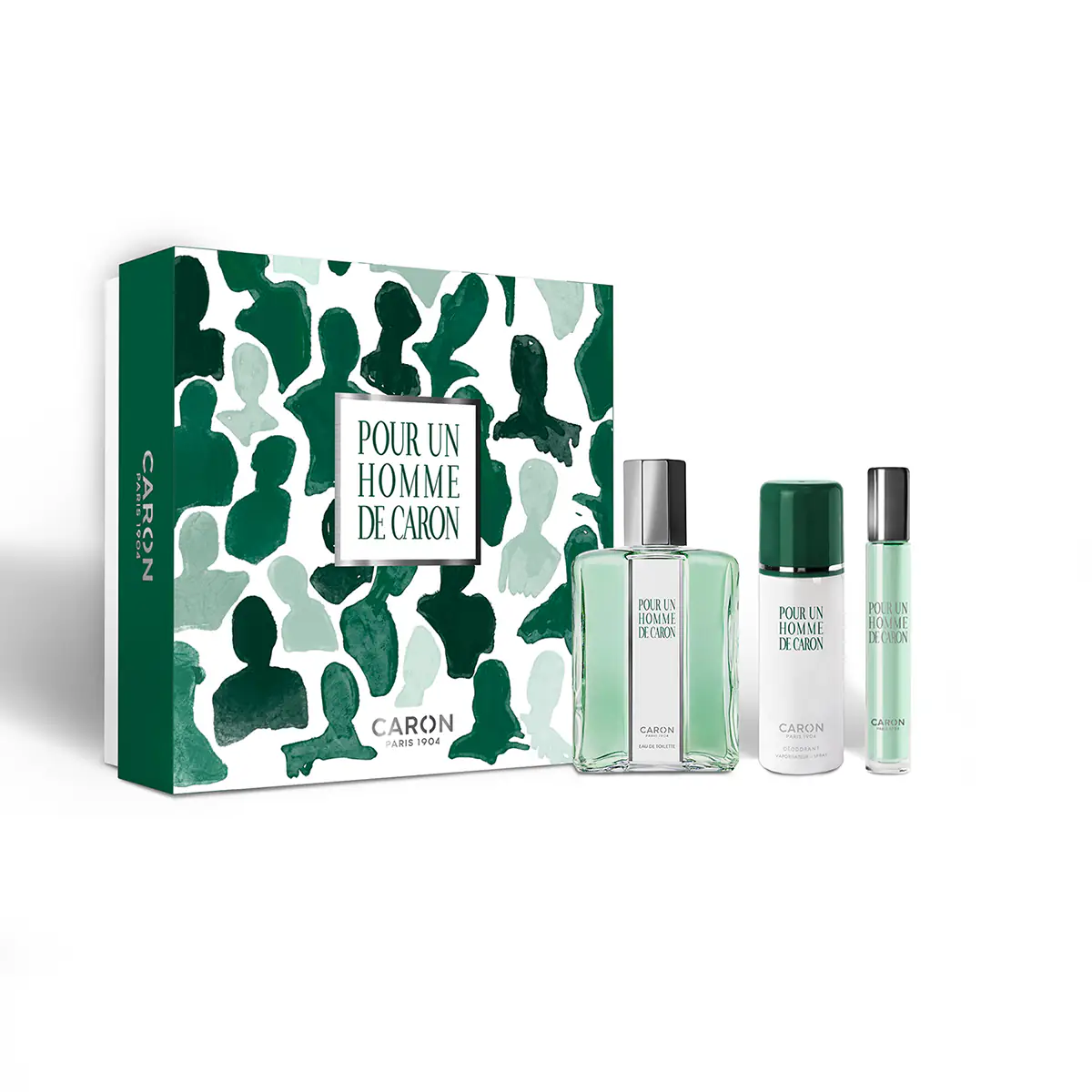 Caron - Set Pour Un Homme de Caron - Eau de Toilette Spray 125ml + Deo 50ml + Spray 10ml