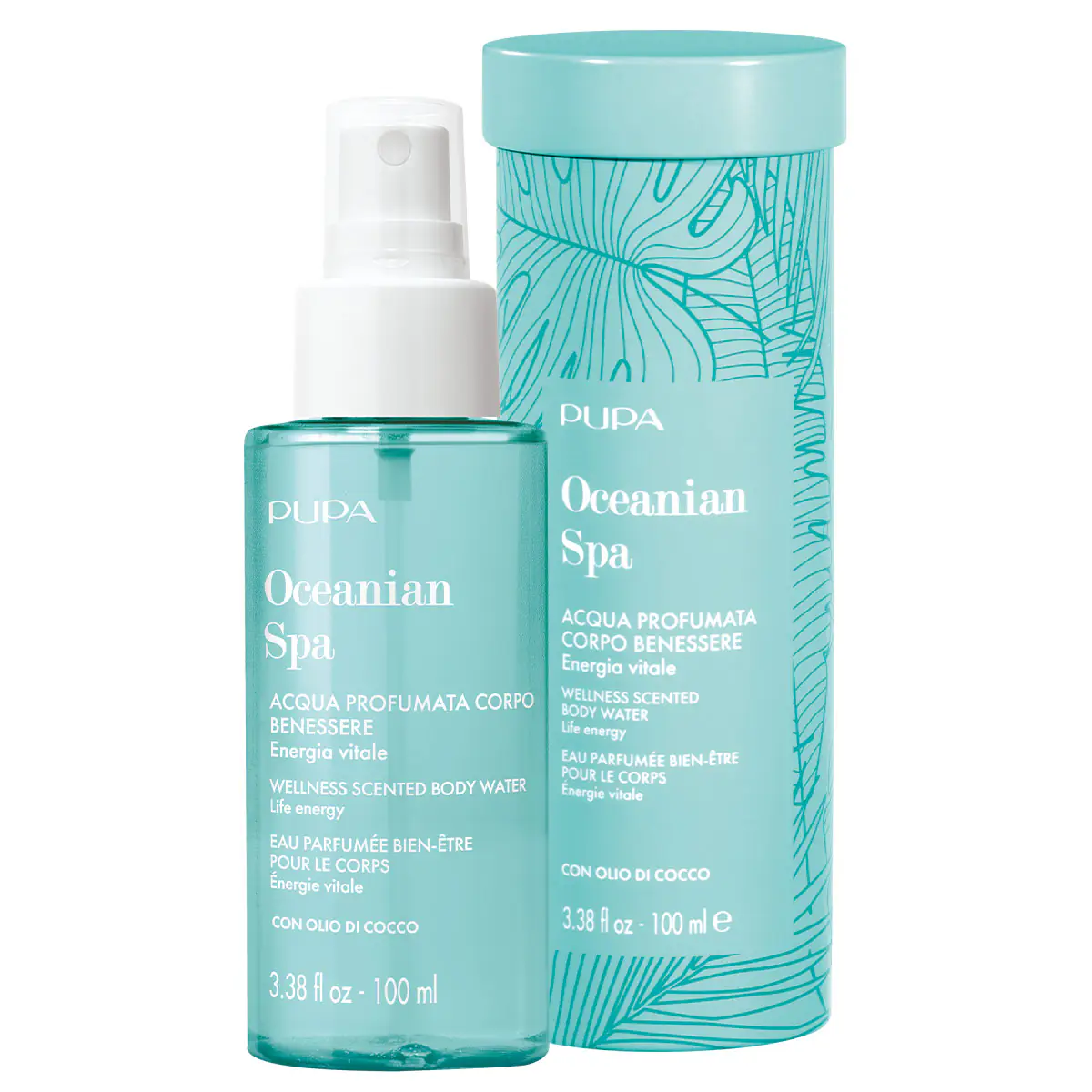 Pupa - Oceanian Spa - Eau Parfumée Bien-être pour le corps